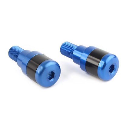 Blue Handle Bar End Handgrip Plugs for Yamaha MT-07 MT-09 MT-10 (7/8")