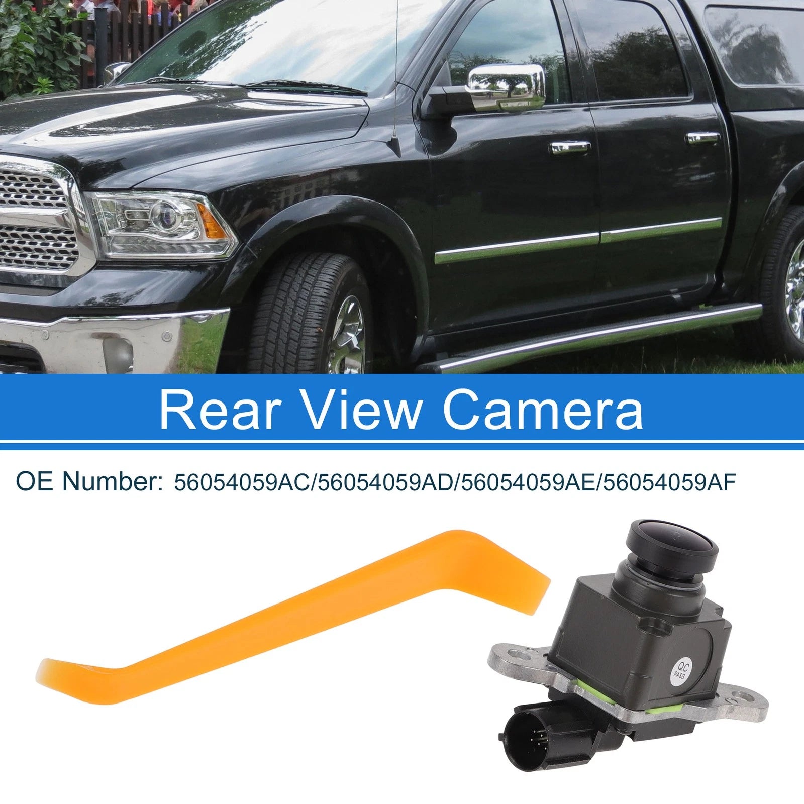 Rear View Backup Camera OEM Replacement 120-180° for Ram 1500 2013–2018