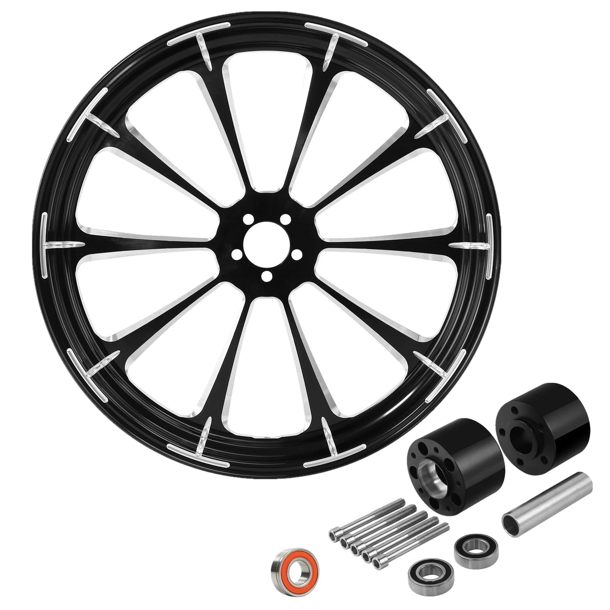 21" Front Wheel Rim for Harley Touring (2008–2025) - Dual Wheel Hub