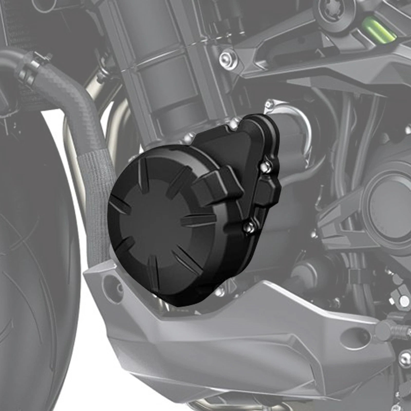 Left Crankcase Stator Engine Cover for Kawasaki Z900 ABS (2017–2025)