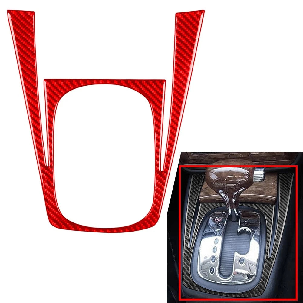 Gear Shift Panel Cover Trim for Volkswagen Passat B5 (2001–2005) Red