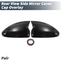 Rearview Mirror Cover Overlay Gloss Black Replacement for Chevrolet Cruze (2009–2015)