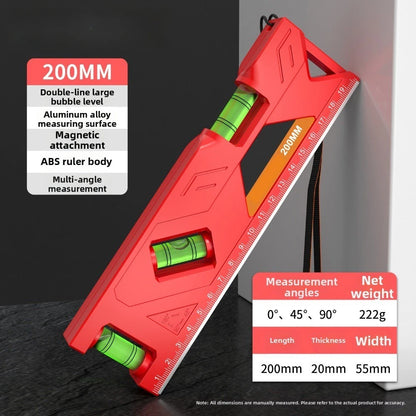 Portable Magnetic Spirit Level with ABS Body and High Accuracy Scale