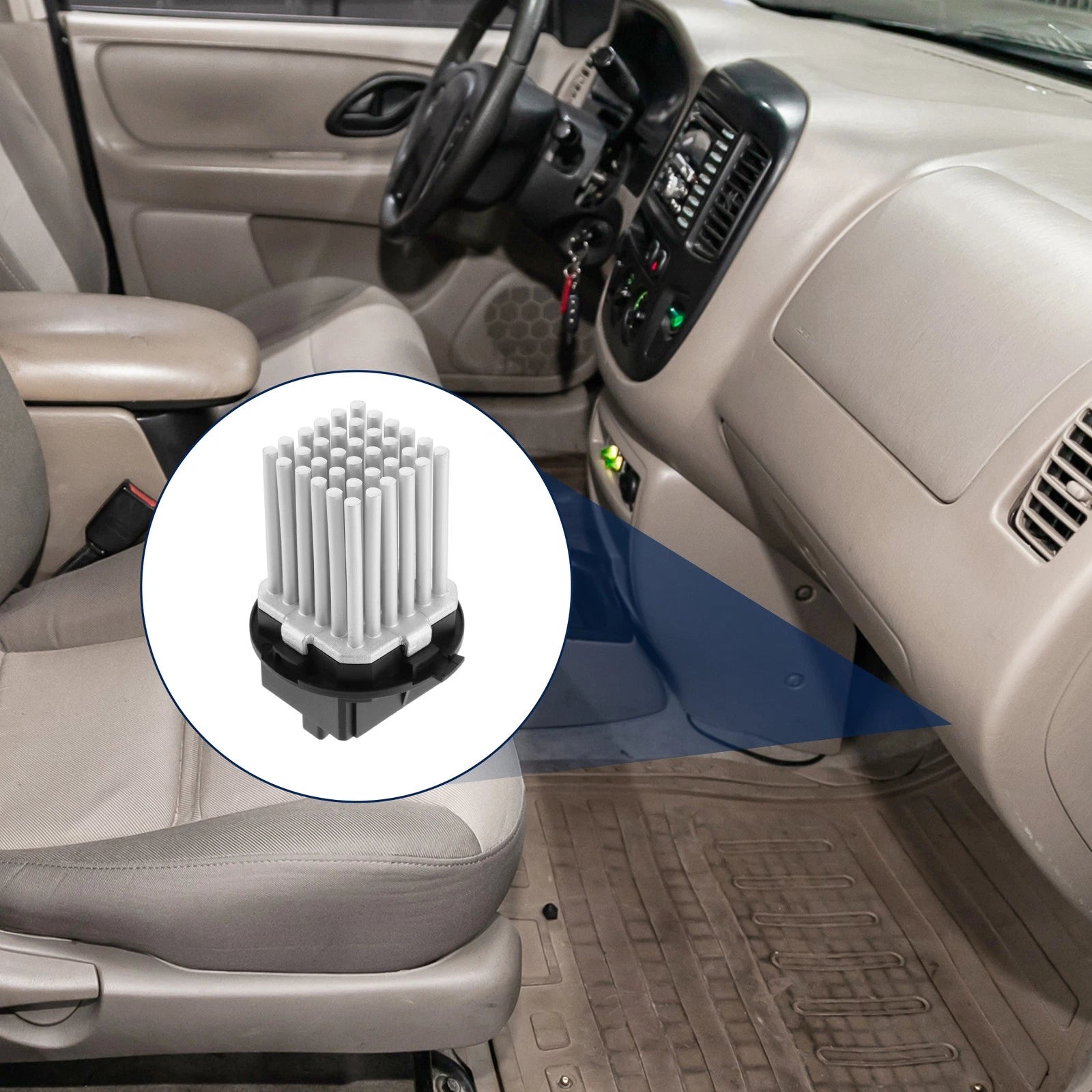 HVAC Blower Motor Resistor for Mercedes-Benz C-Class E-Class (2000–2015)
