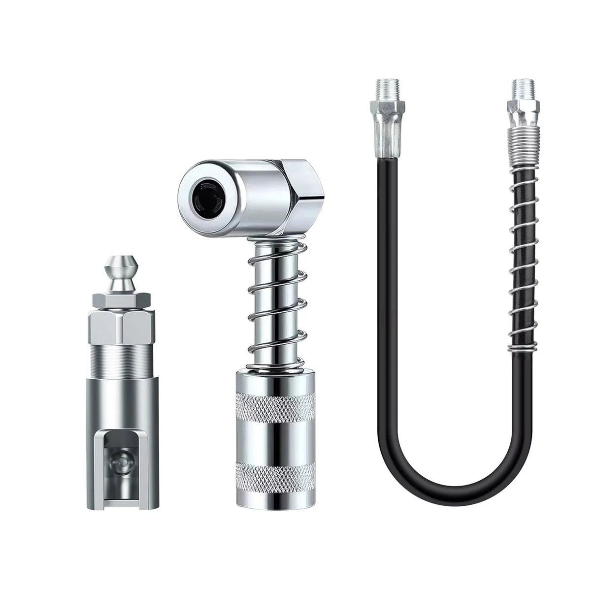 Right-Angle 90-Degree Push-on Grease Coupler for Universal Applications (NPT)