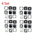 Set of 4 Carburetor Diaphragm Kit for ZAMA RB29 RB-29 C1U (26cc 30cc)