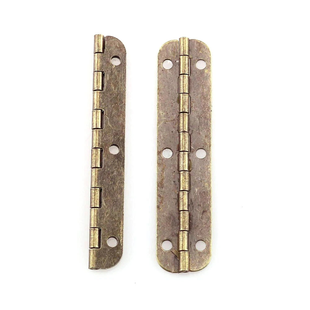 6X Ellipse Cabinet Door Hinges for Jewelry Chest Wine Box