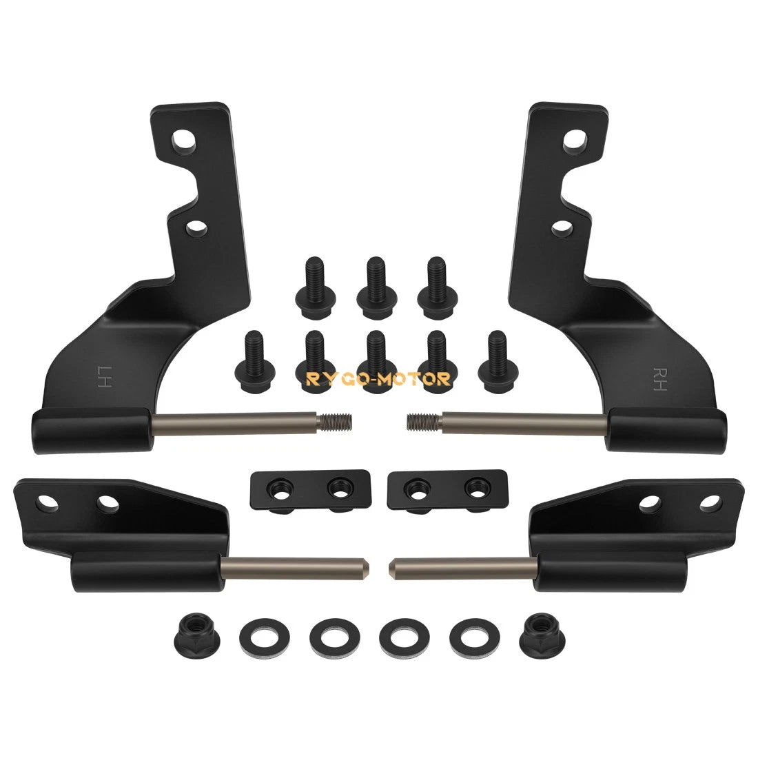 Half Door Hinge Hardware Kit for Polaris Ranger XP 1000 Crew (2017–2023)