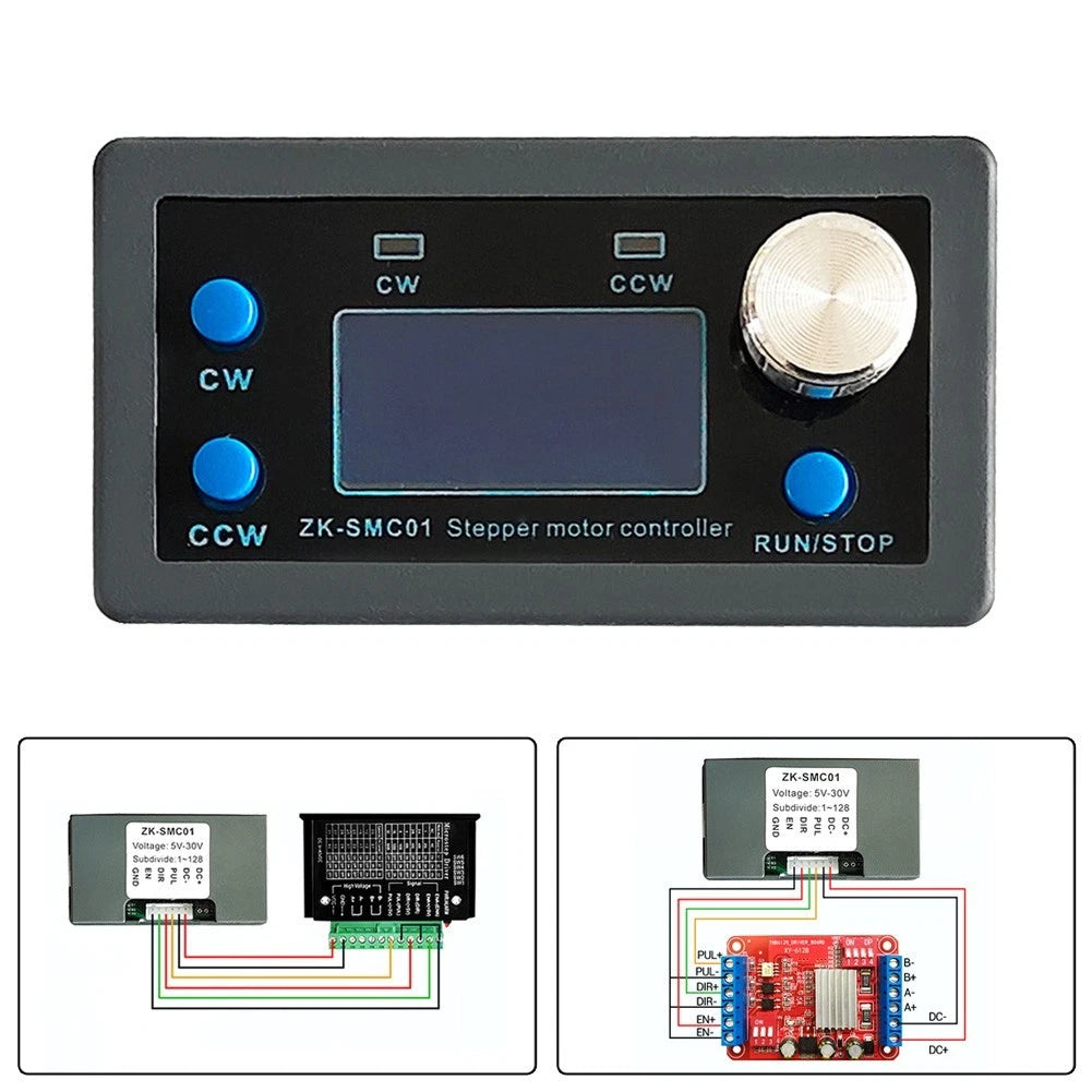 Stepper Motor Controller for Adjustable Applications (DC 5V-30V)