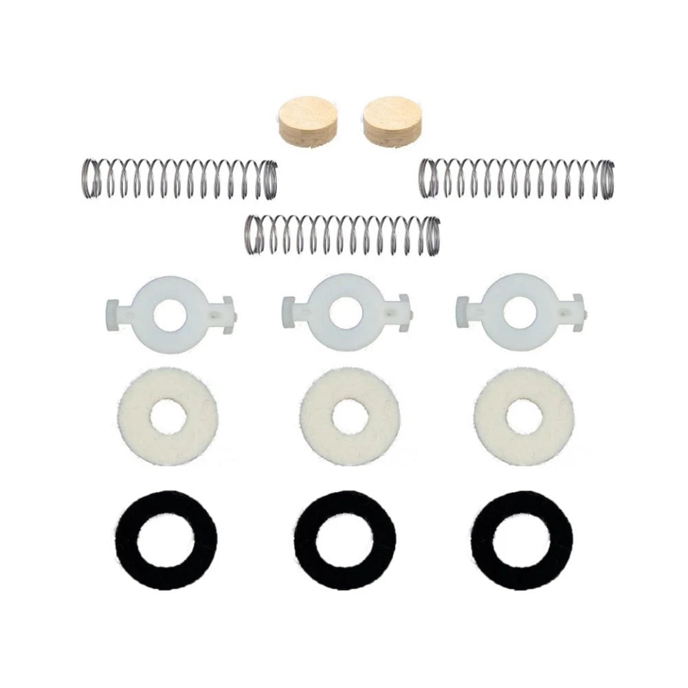 14PCS Trumpet Maintenance Kit for Valve Replacement with Felt and Cork Pads