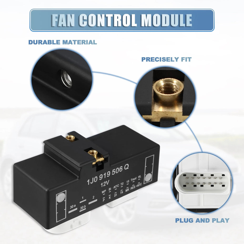 Radiator Fan Control Module Replacement for Volkswagen Golf Mk4 (1997–2006)