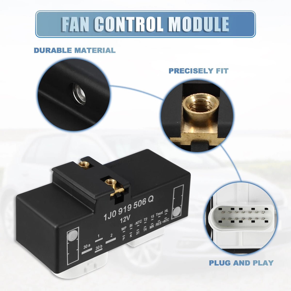 Radiator Fan Control Module Replacement for Volkswagen Golf Mk4 (1997–2006)