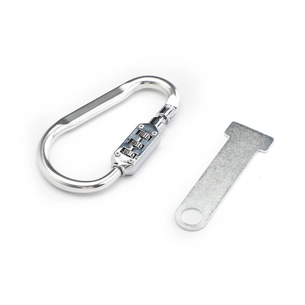 Helmet Lock Quick Release Buckle Fastener +T Bar for Motorcycle Scooter Bike