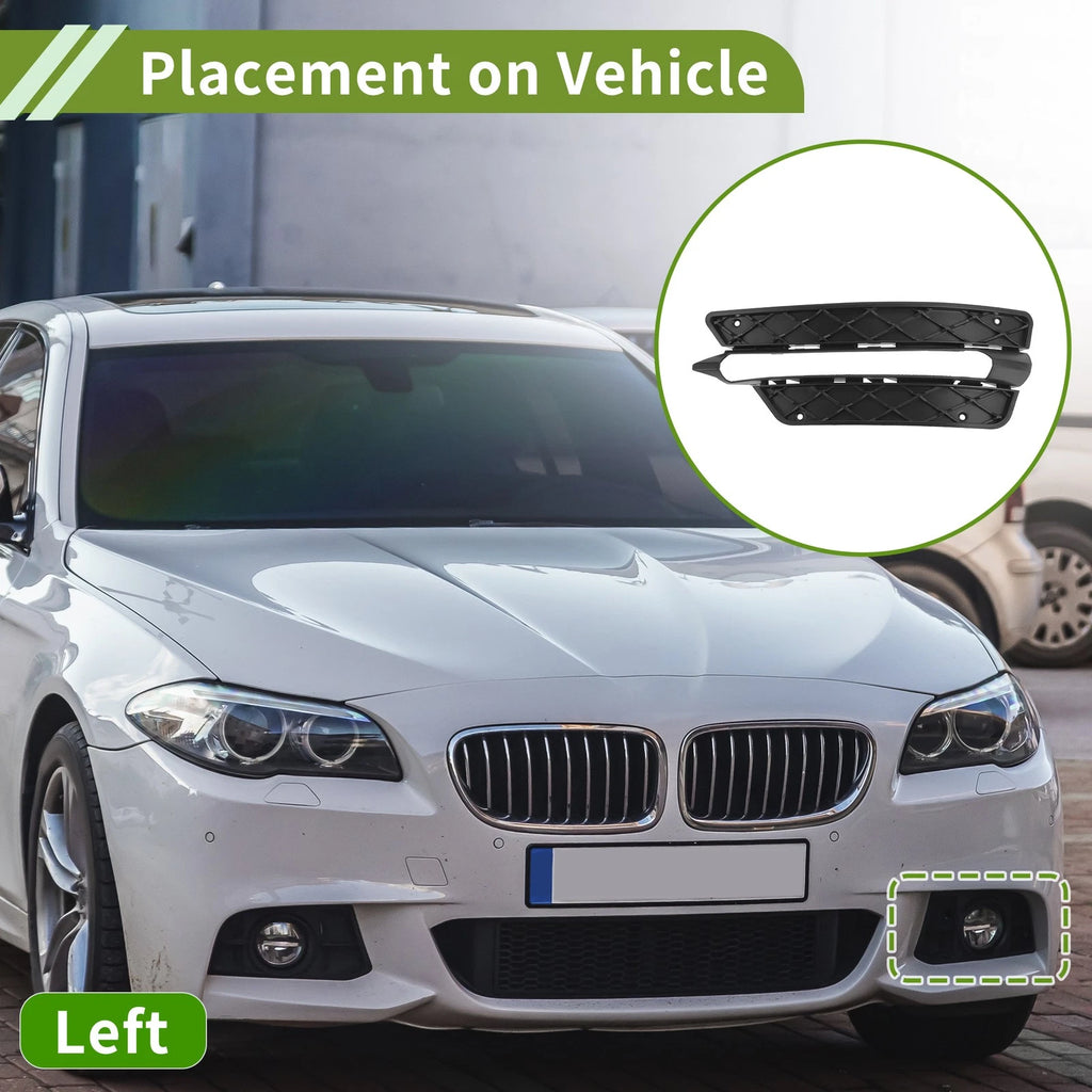 Front Left Fog Light Grill Replacement for Mercedes-Benz C350 (2008–2014)