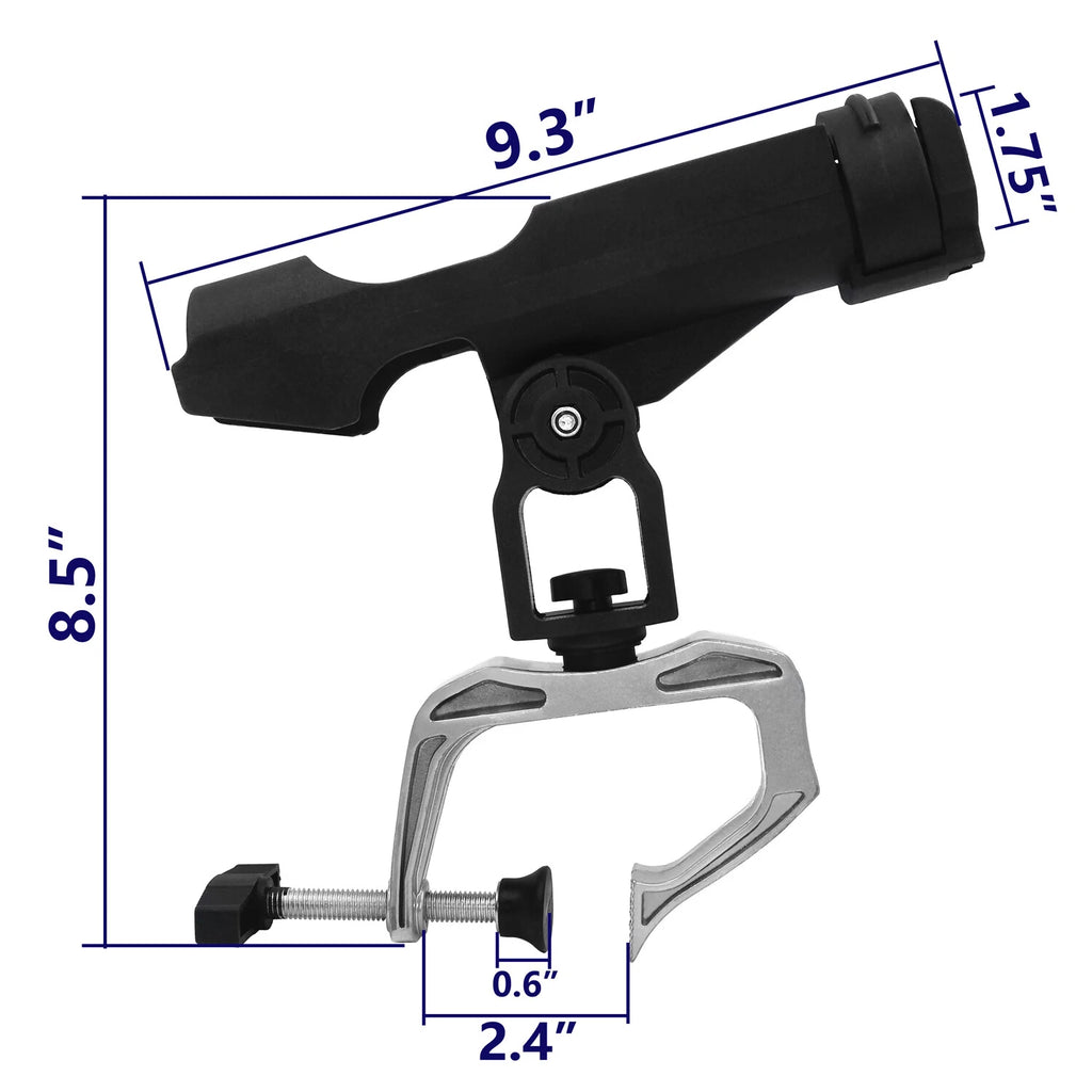 Fishing Rod Holder Bracket for Raft Boat (Universal Fit)