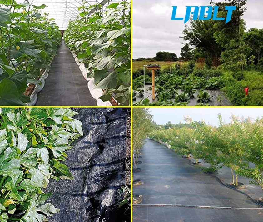 3X 100FT Weed Barrier Fabric for Garden Landscape (LABLT)