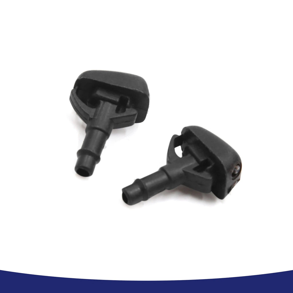 Front Windshield Wiper Nozzle Black Replacement for Mitsubishi (Qty 2) (2005–2015)