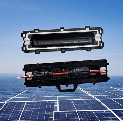 Marine photovoltaic connector protection box for outdoor installations