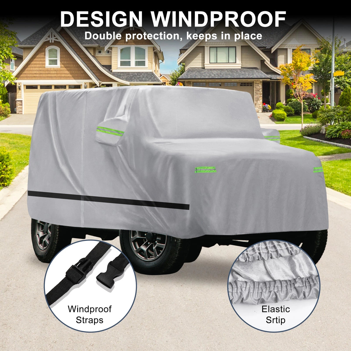 Waterproof Car Cover for Jimny JB64W/JB74W (Silver Tone)
