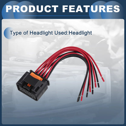 Headlight Cable Repair Kit for Citroen G70 (2015–2023) 1 Set 18016001