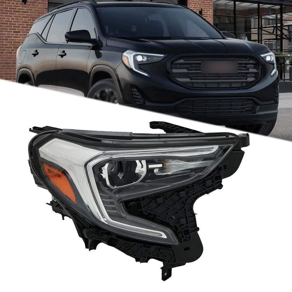 Headlight Headlamps for GMC Terrain (2018–2021) Clear Xenon HID