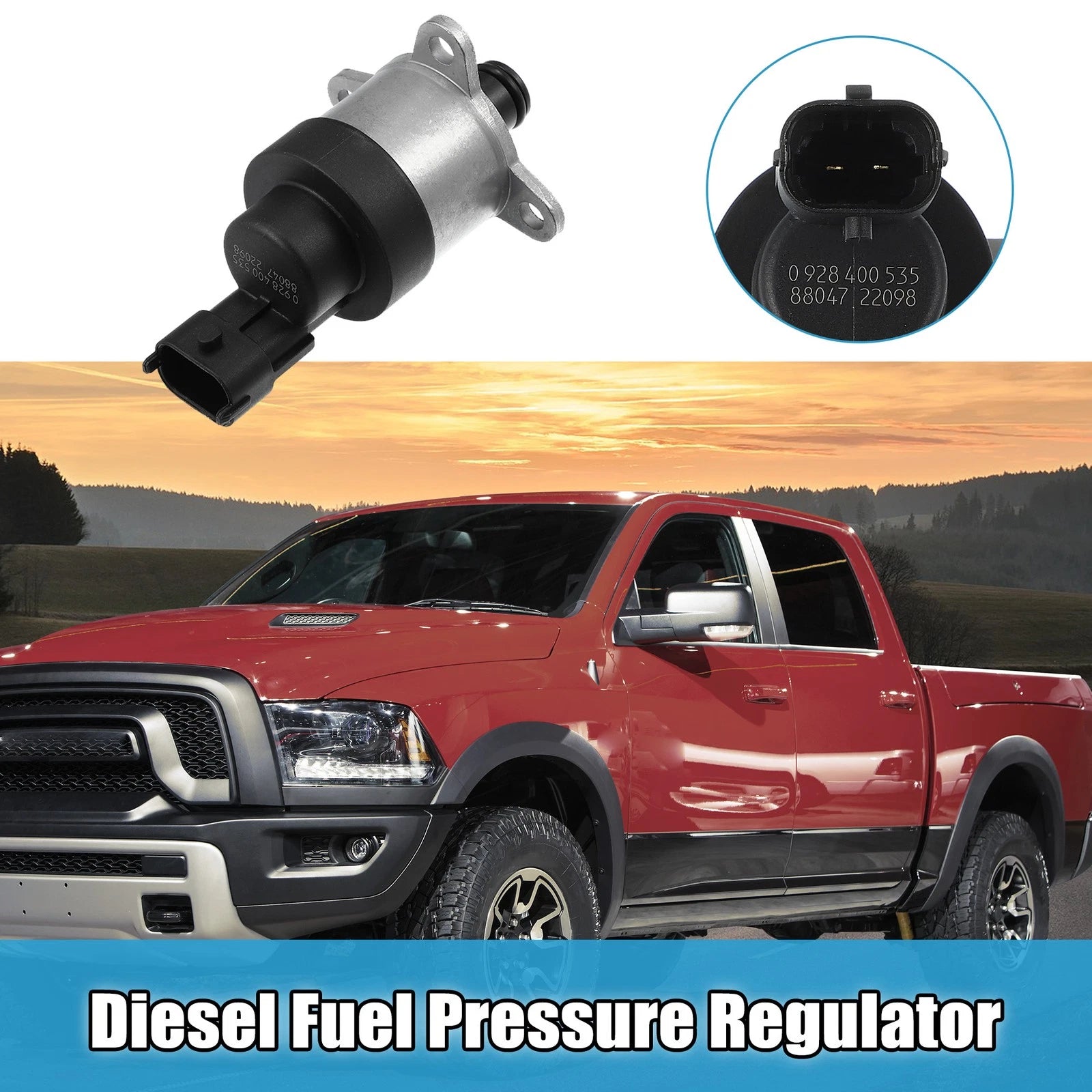 Fuel Injection Pressure Regulator Measuring Unit Replacement for Chevy for GMC (2014–2018)