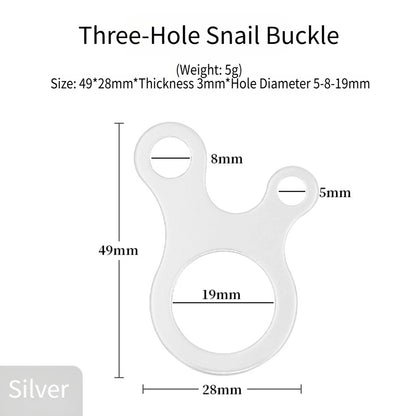 Aluminum Tent Guy Line Buckle for Campers (Universal Fit)