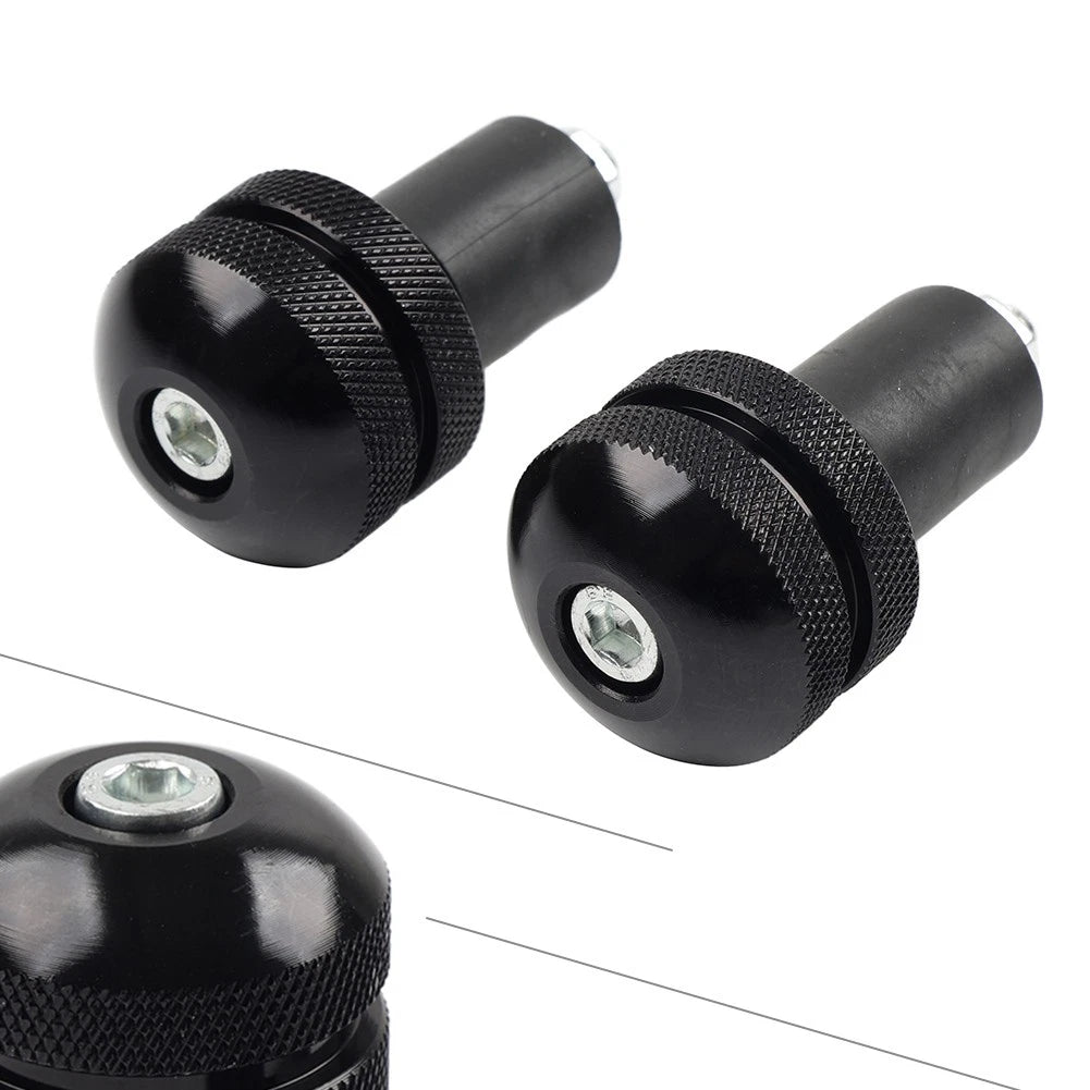 7/8" Motorcycle Handlebar Grips Bar End Cap Plug Slider