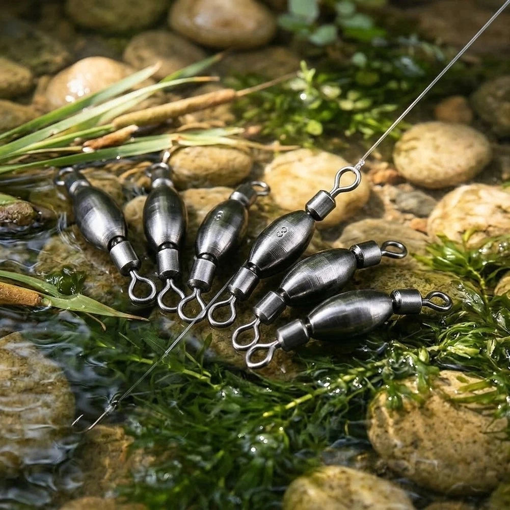 10PCS Copper 8-Character Ring Connectors for Lure and Trolling