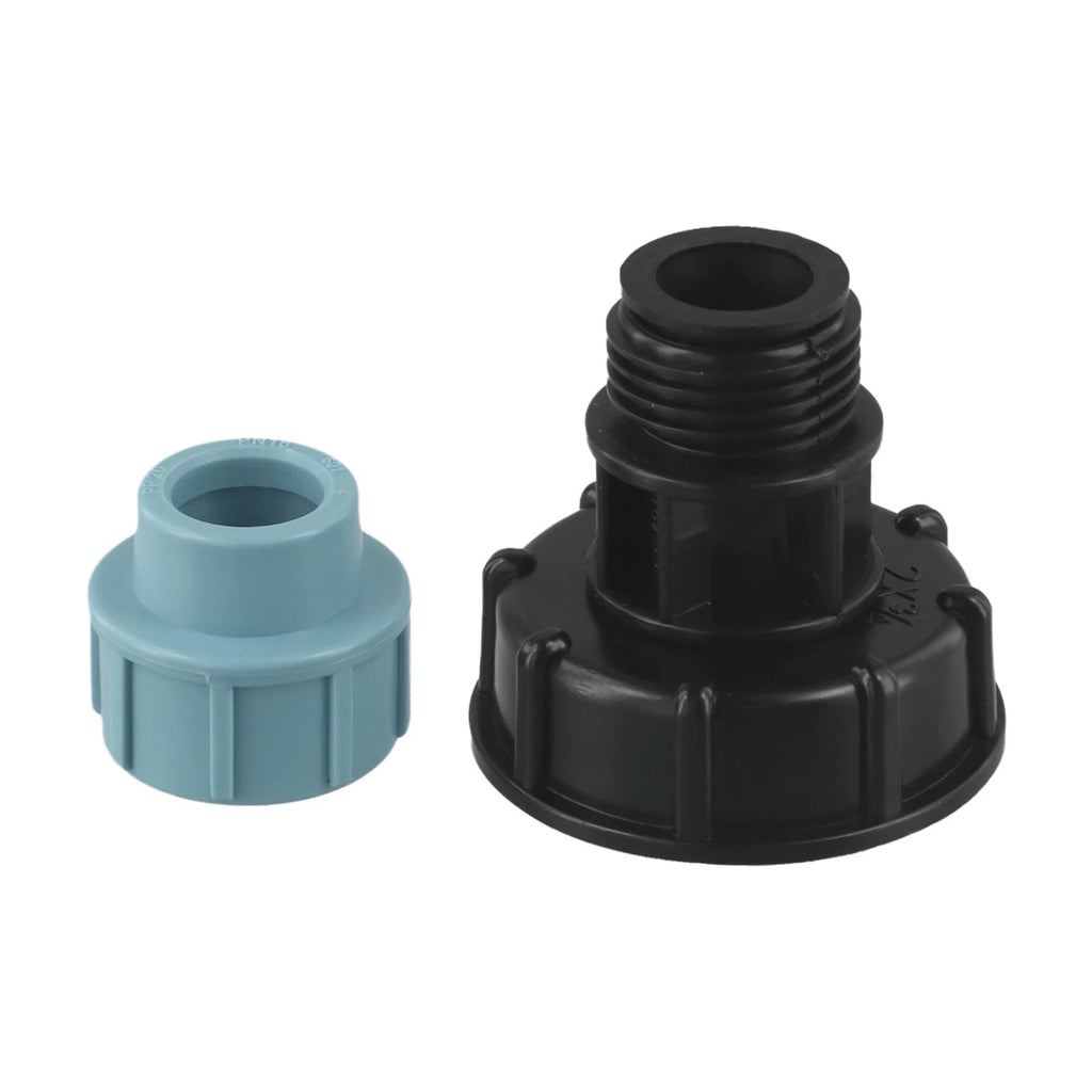 IBC Tank Connector Straight Outlet 25mm for Waterflow Redirection