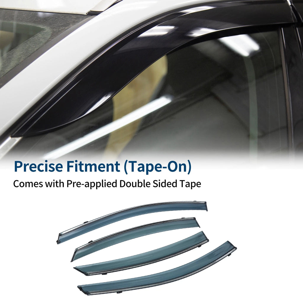 Car Window Deflectors Side Vent Visor for Hyundai Elantra Sedan (2011–2016)