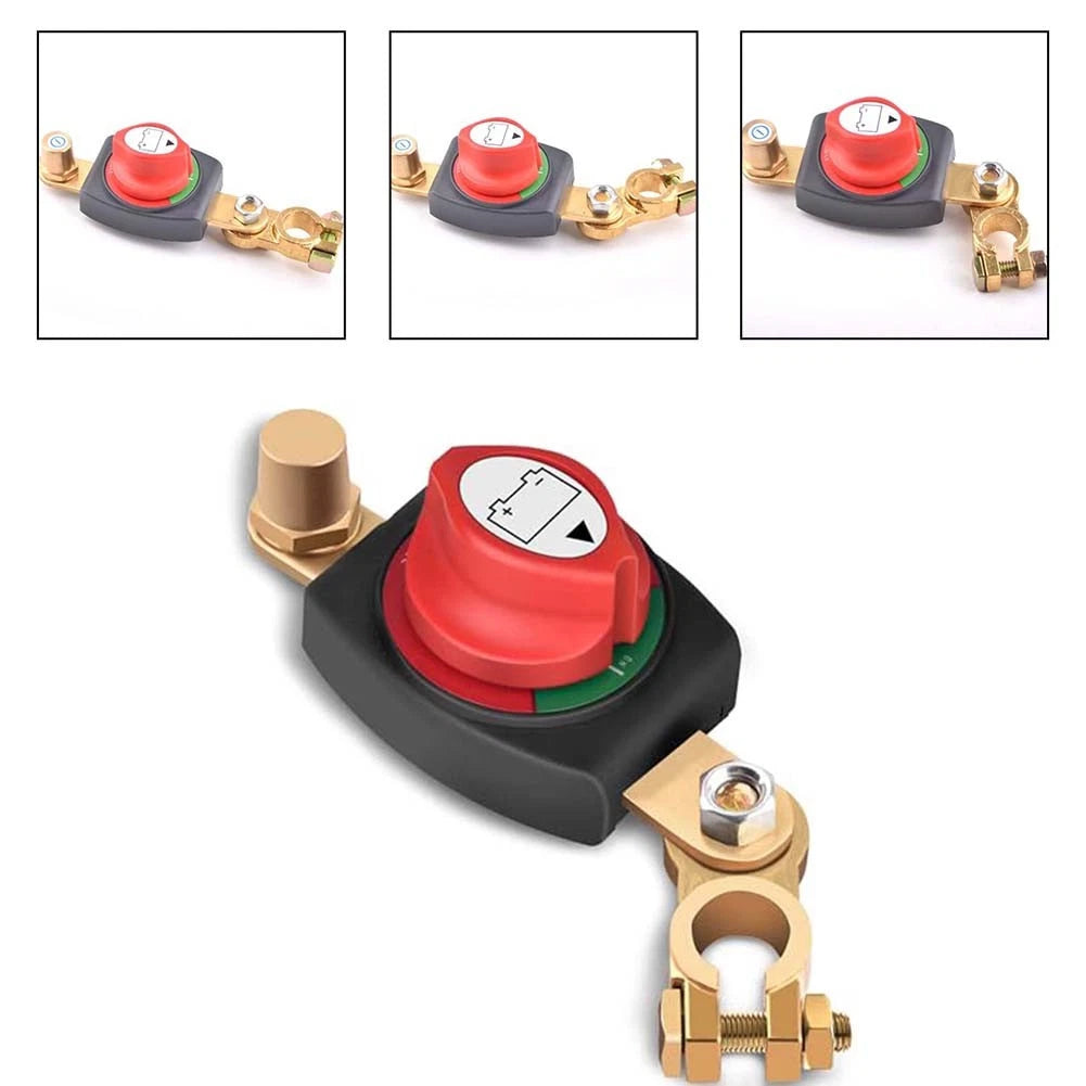 Waterproof Battery Disconnect Switch for RVs ATVs (2010–2023)