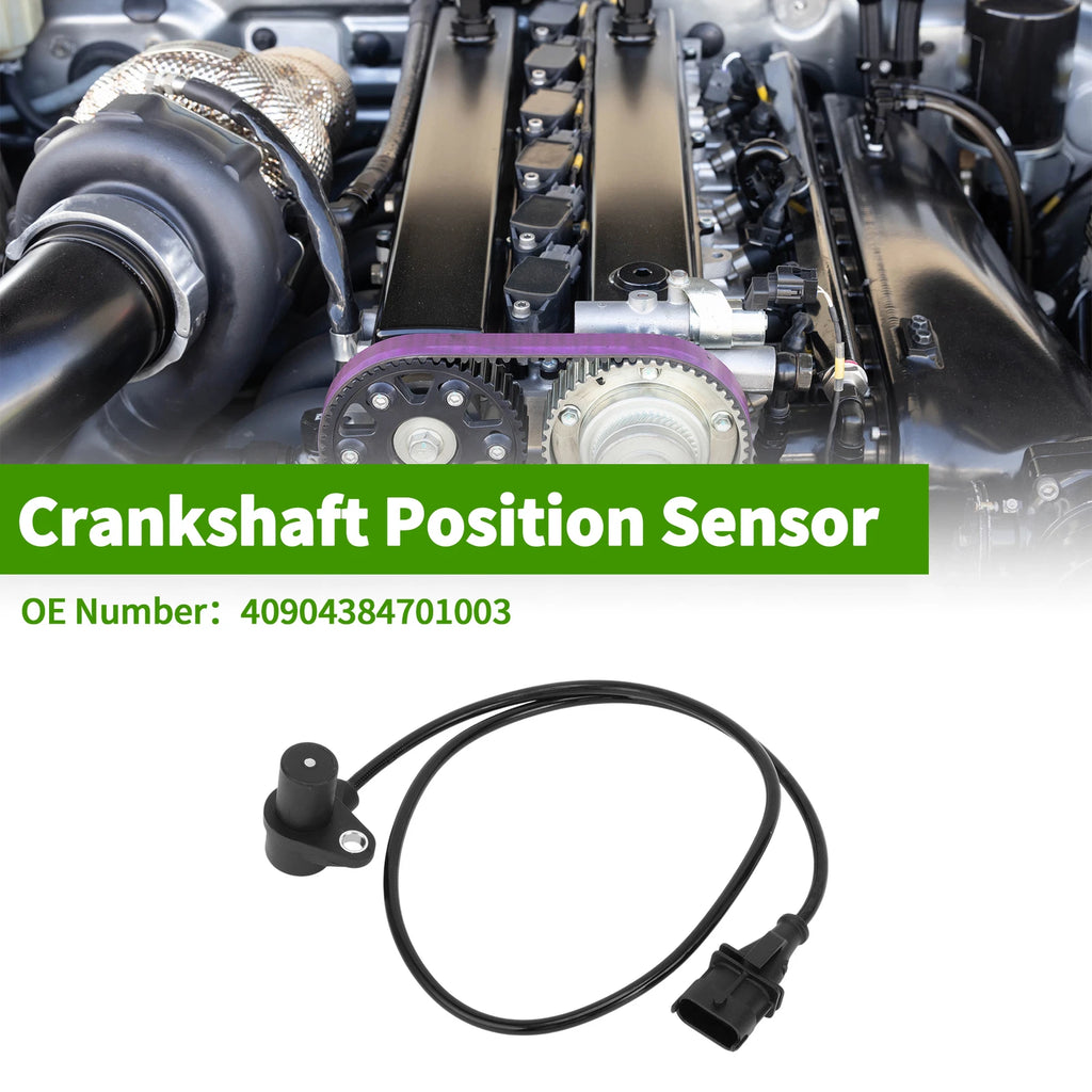 Crankshaft Position Sensor for UAZ (No. 40904384701, 003) (1 Pc) Black Metal Plastic