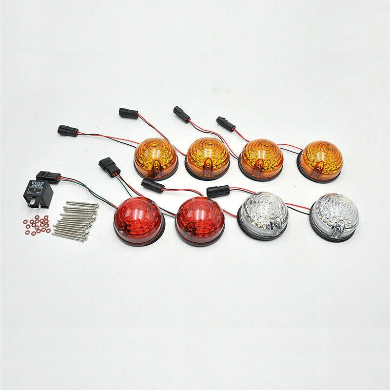 Complete LED Light Lamp Upgrade Kit for Land Rover Defender 90/110 (1983–2016)