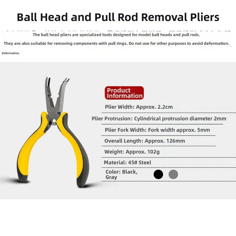 Precision Carbon Steel Pliers for Model Aircraft (Small Scale Models)