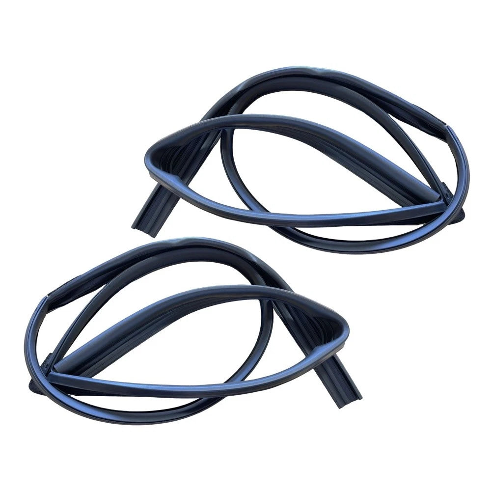 Set of 2 Front Door Channel Weatherstrip for Honda Civic EK# 2D 3D (1996–2000)
