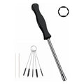Set of 5 Jet Brushes with 4mm Hex Adjusting Tool for Comprehensive Maintenance