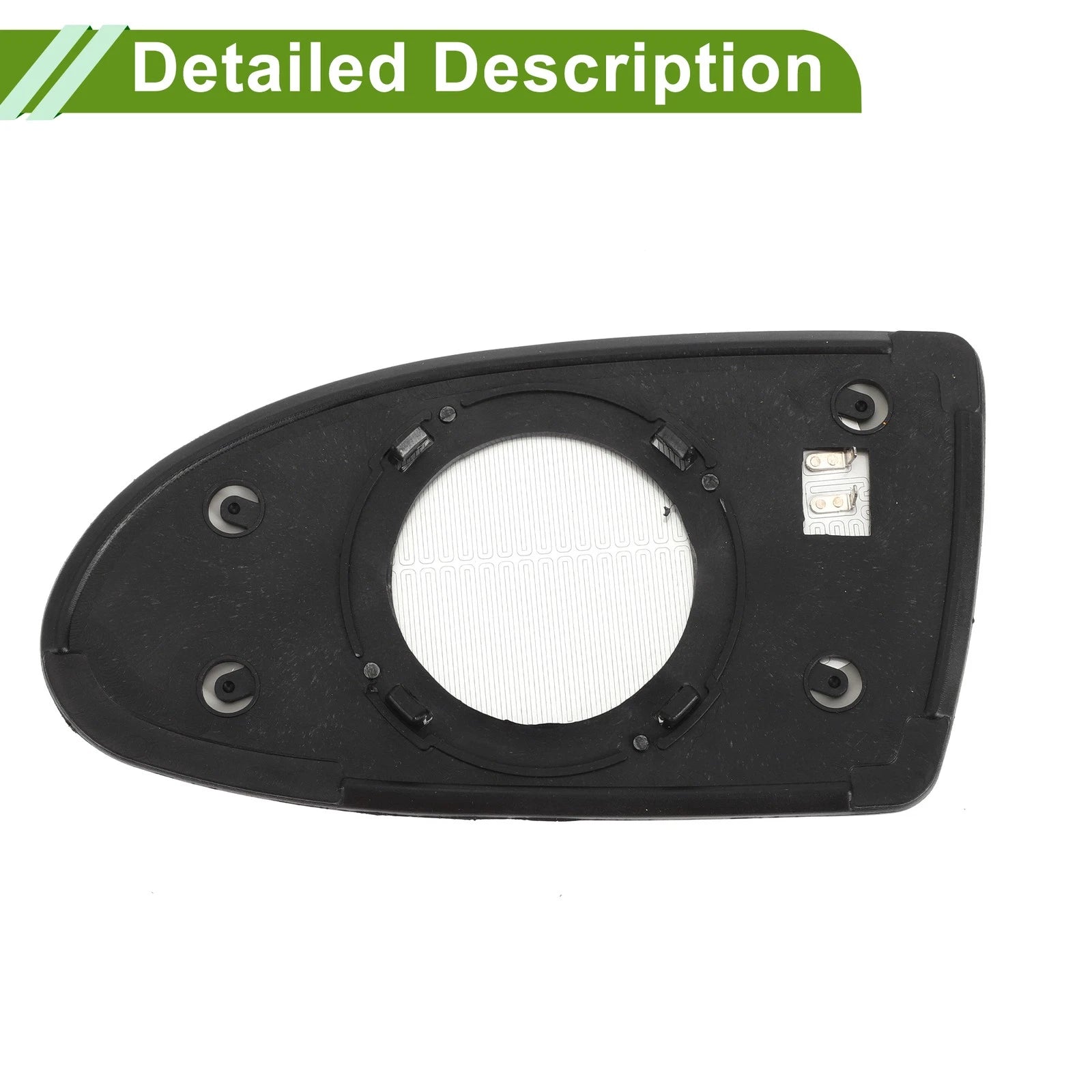 Heated Right Side Mirror Glass for Hyundai Accent (2005–2009)