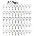50pcs Fishing Snap Swivels for Quick Change (S/M/L)