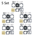 5X Carburetor Gasket Repair Kit for Husqvarna K750 K760 (RB-177)