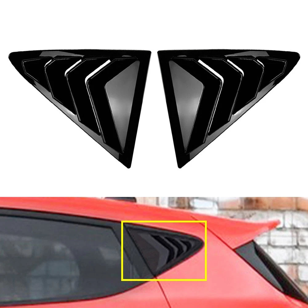 Rear Window Blind Latch Cover for Ford Fiesta MK8 (2018–2024) Gloss