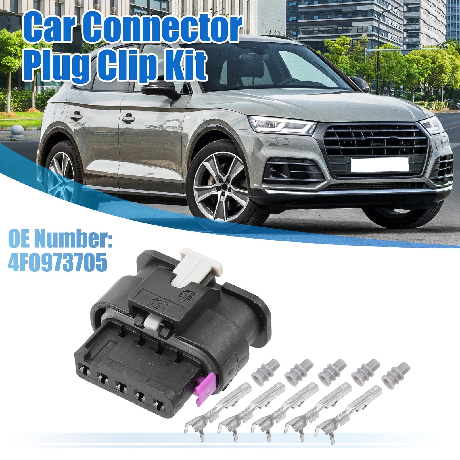 Mass Air Flow MAF Connector Adapter Kit 5 Pin for VW Audi (2005–2015)
