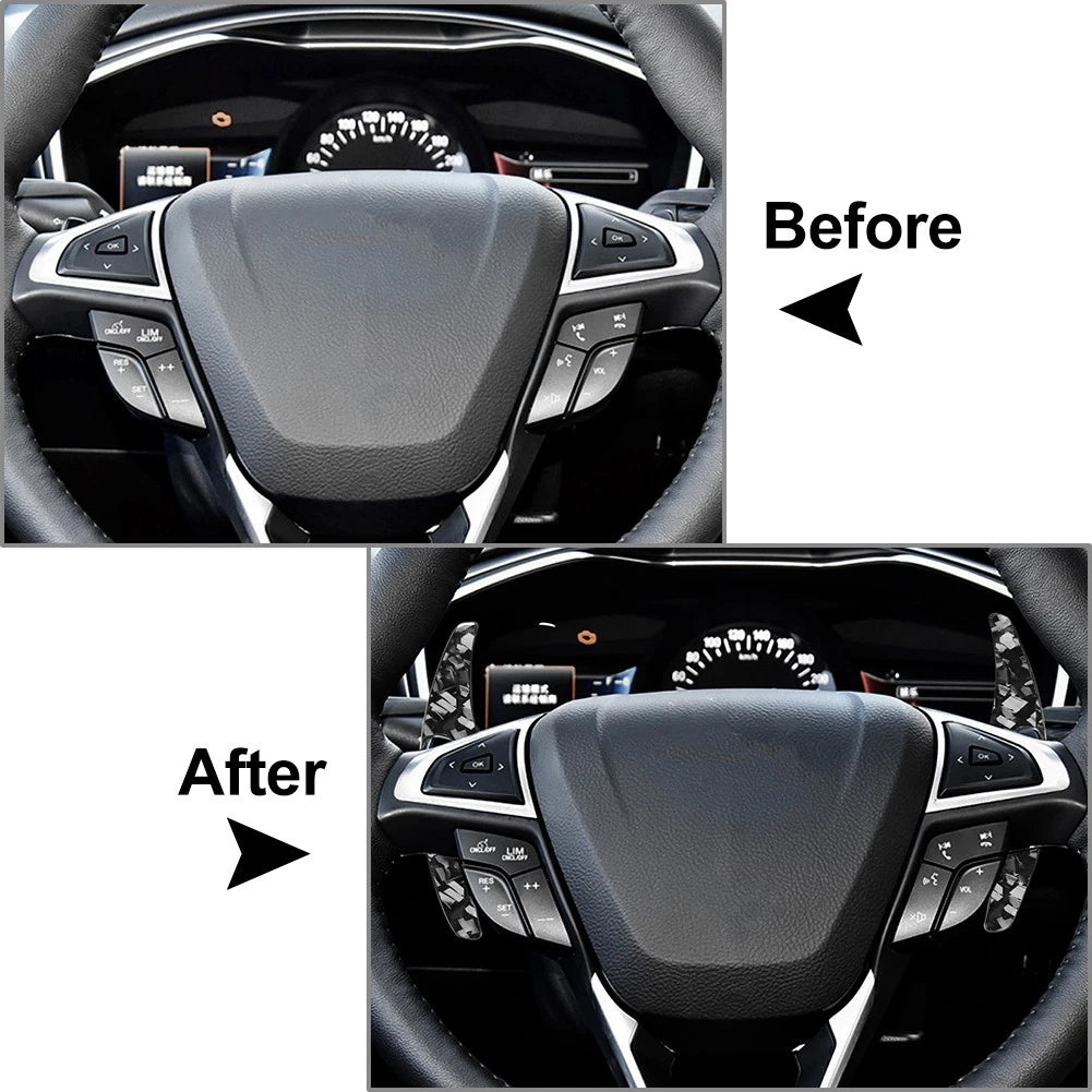 Steering Wheel Shift Paddle Extension for Ford Mondeo Taurus Edge MKT MKZ (2013–2020)