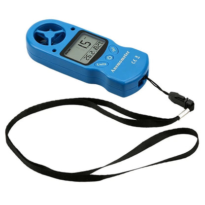 Digital Anemometer for Camping Trips - Max Min Avg Recording Data Hold