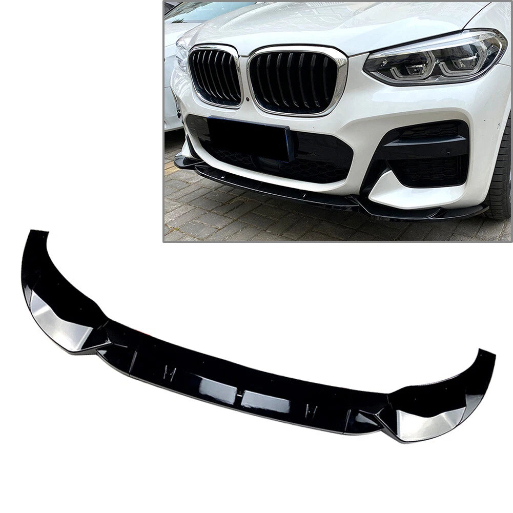 Front Bumper Lip Spoiler Splitters for BMW X3 G01 X4 G02 (2018–2021)