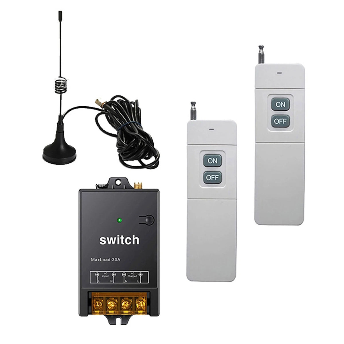 433MHz 2CH RF Wireless Remote Control Switch for Automotive Applications