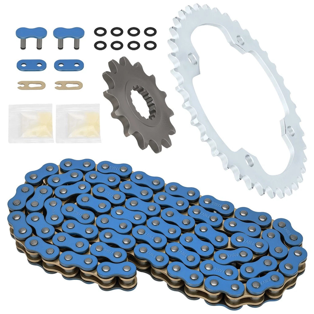 X-Ring Chain 98 Links & Sprocket for Yamaha Raptor 700 (2006–2024) 94568-H6098-00