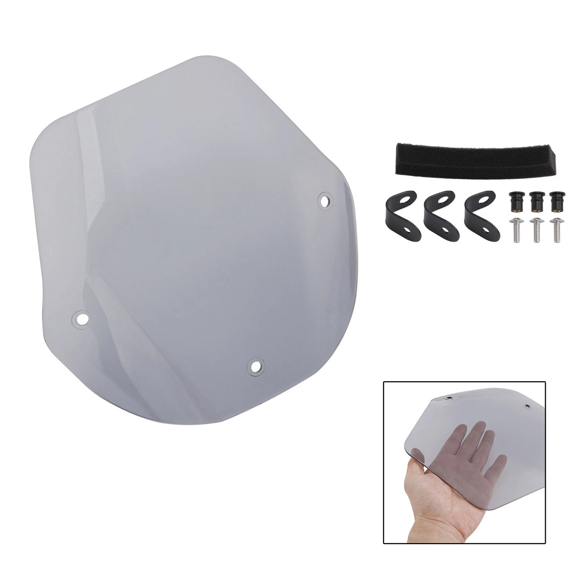 Windshield Windscreen + Bracket for Suzuki GSX-8S (2023–2024) A9D