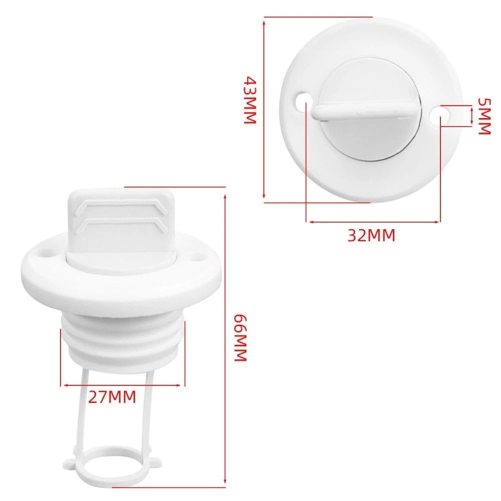 2X Boat Drain for Inflatable Boats (40 to 43 mm)
