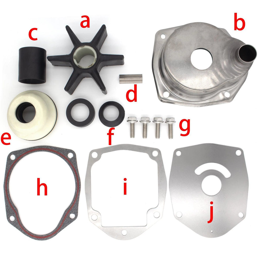 Water Pump Repair Kit for Mercury (8M0094529, 8M0057715, 12043, 18-3691)
